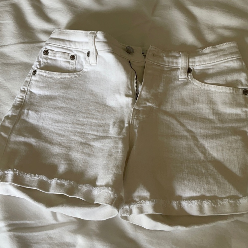 White JCrew Jean Shorts